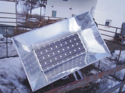 Солнечная установка с выходной эл.мощностью 3 кВт в районе г. Талгар